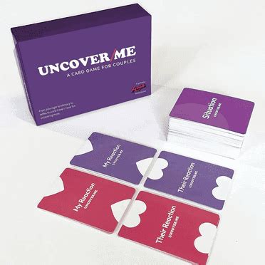 Uncover Me: A Card Game For Couples.